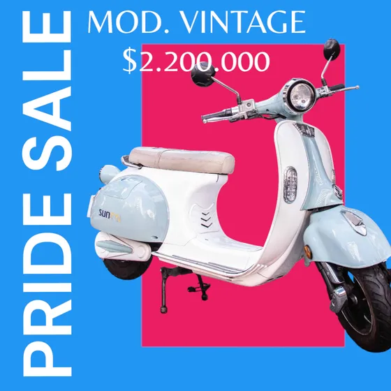 Moto Electrica Sunra Vintage