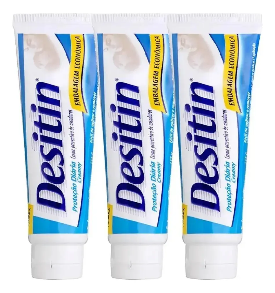 Kit Com 3 Cremes Preventivo De Assaduras Desitin Creamy 113g