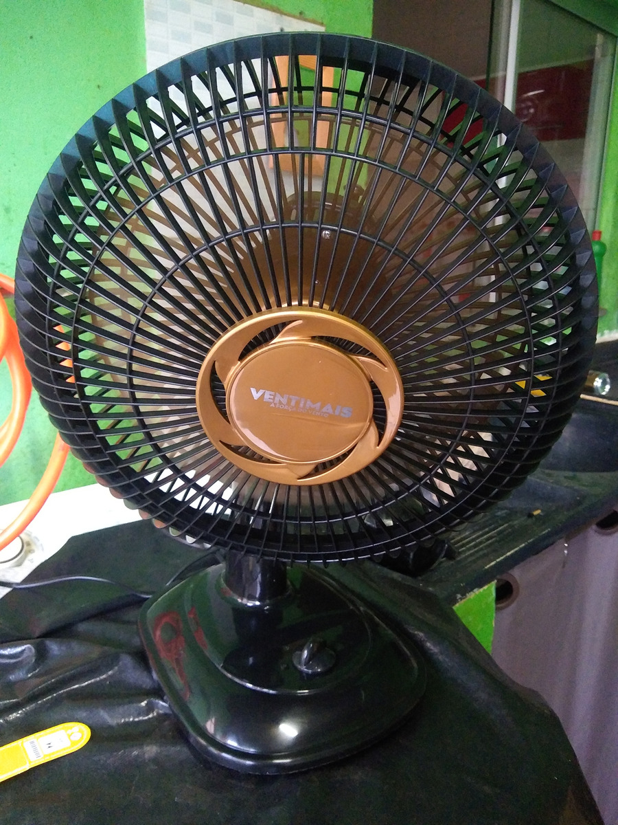 Ventilador De Mesa 30cm Turbo Preto/bronze Ventimais