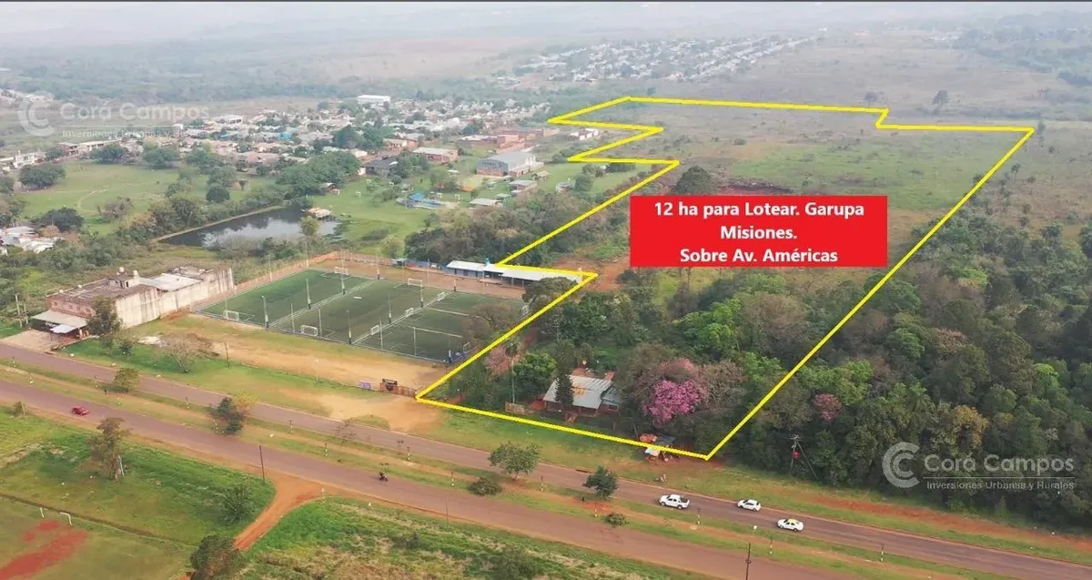 Se Vende Chacra De 12ha Para Loteo En Venta En Garupá, Mnes