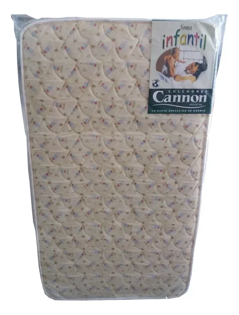 GOMAESPUMA Colchon para CUNA/ (120cm x 60cm x 10cm /Espuma SUAVE