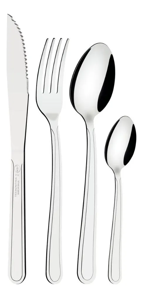 Faqueiro Tramontina Búzios Em Aço Inox Com Detalhe 24 Peças - Imagem 4