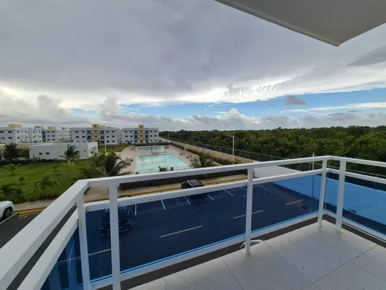 Apartamento En Alquiler En Avenida Barceló, Punta Cana, 2 Habitaciones, Cerca Del Downtown