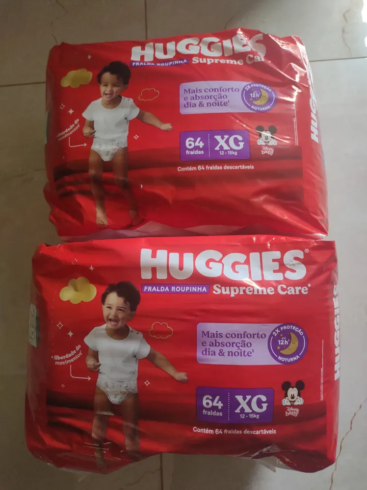 Huggies Fralda Pants Roupinha Proteção Acolchoada XG - 64 Un