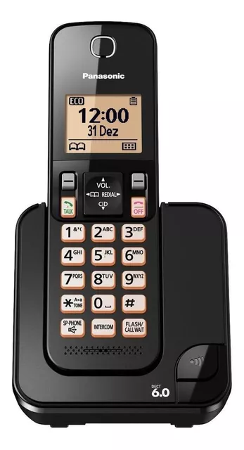 Alcatel C350 Dúo, Teléfono inalámbrico, color Negro
