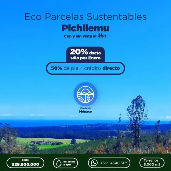 Parcela En Venta En Pichilemu