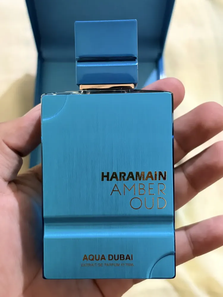 Perfume Al Haramain Amber Oud Acqua Dubai Extrat Parfum 75ml
