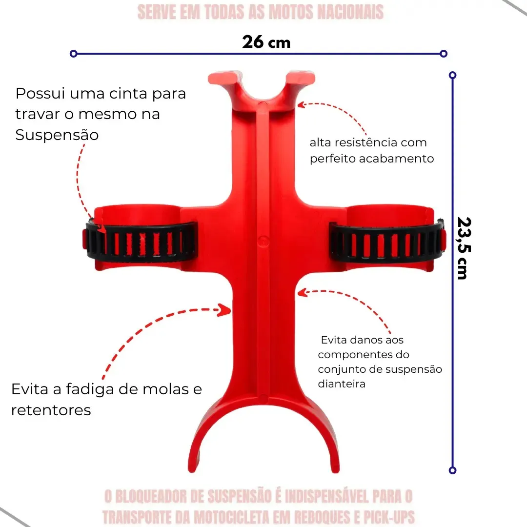 Kit 2 Trava Suspensão Trilha Crf250 Bloqueador Motocross — foto 2