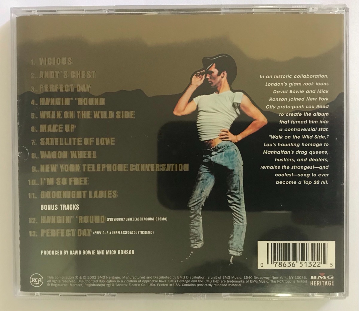 Cd Lou Reed - Transformer (1972) Com 2 Bônus - Importado | Mercado Livre