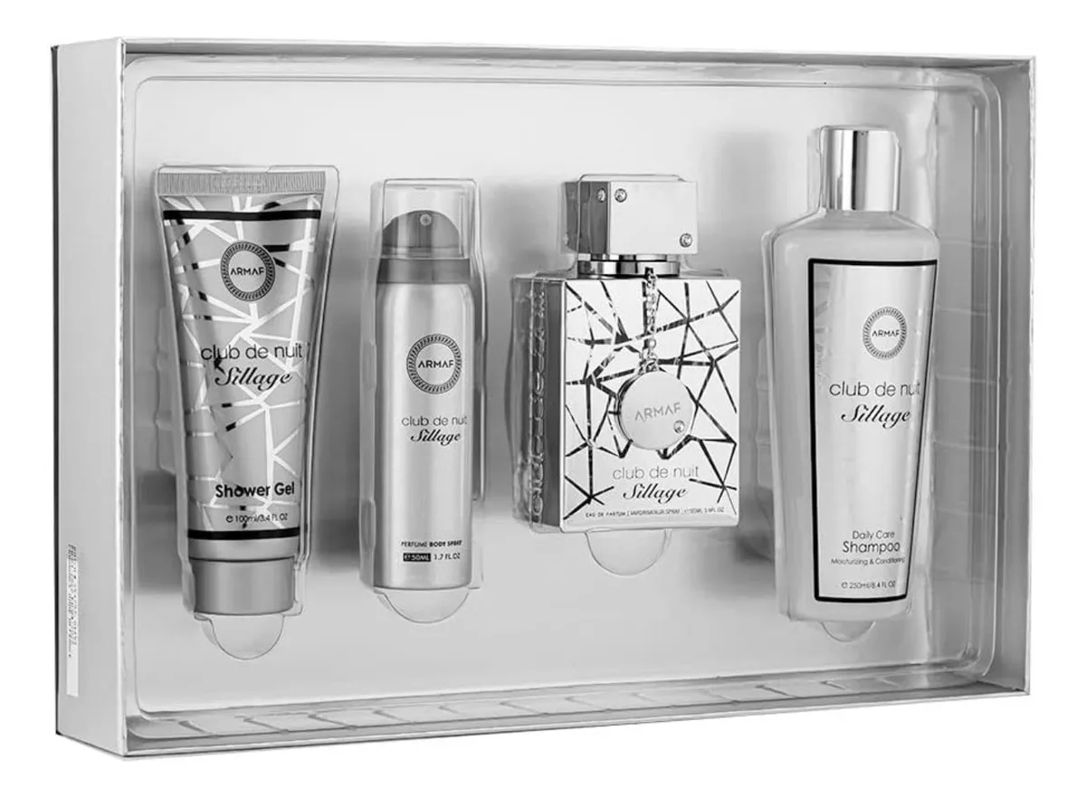 Set 4pz Club De Nuit Sillage Armaf Volumen De La Unidad 100mL
