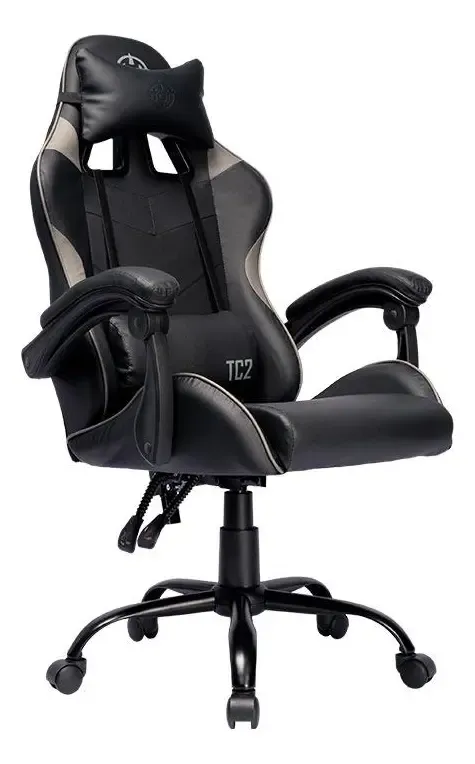 Cadeira Gamer Tgt Heron Tc2, Preto, Tgt-hrtc-bl03 Couro Sintético