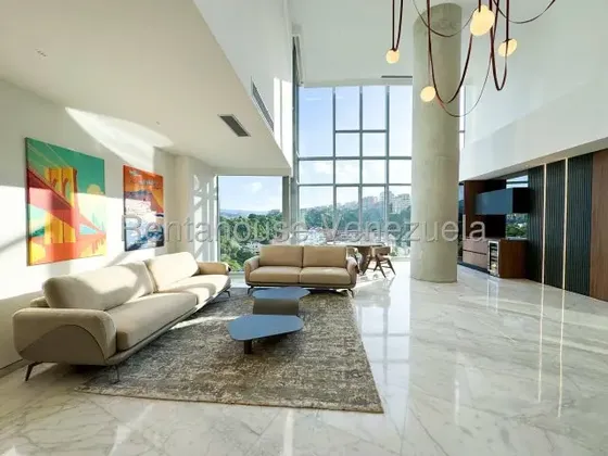 Apartamento ( De Revista / A Estrenar / Remodelado / Amoblado / Equipado / 2 Niveles / Doble Altura ) Venta Las Mercedes ( Resd. Premier Residences ) Mls-26-9349