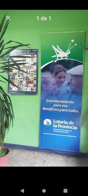 Chapa De Agencia De Lotería En Provincia De Buenos Aires 