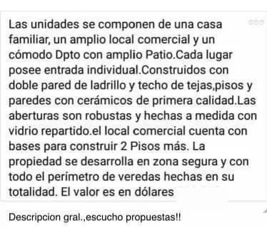 Vendo/permuto Amplia Propiedad Frente Al Aeropuerto 