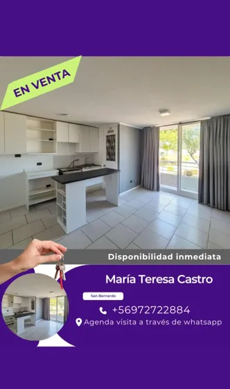 Venta Departamento 3hab 1ba San Bernardo
