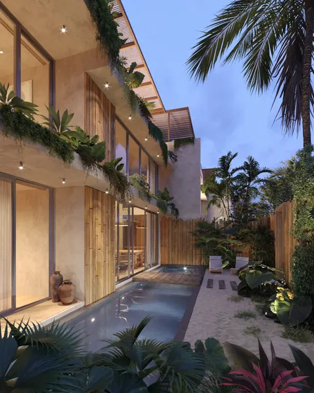 Casas Amuebladas En Tulum Con Doble Altura A Minutos De La Playa