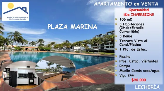 Venta Duplex En El Conjunto Residencial Plaza Marina Canal Muelle