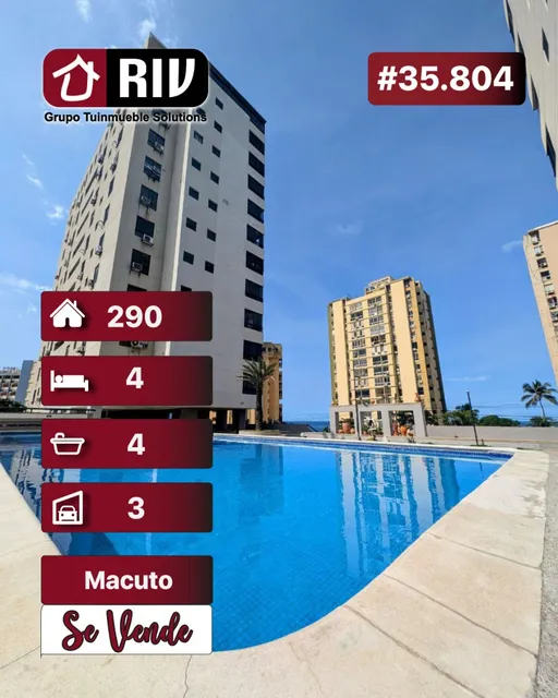 Venta-penthouse Ubicado En Las Quince Letras, Macuto, Estado La Guaira. 