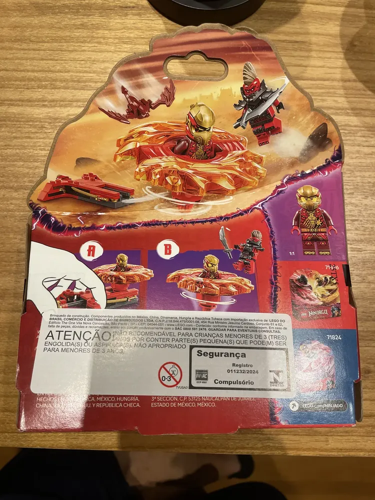 Lego® Ninjago® Girador Spinjitzu De Dragão Do Kai 71823 | MercadoLivre