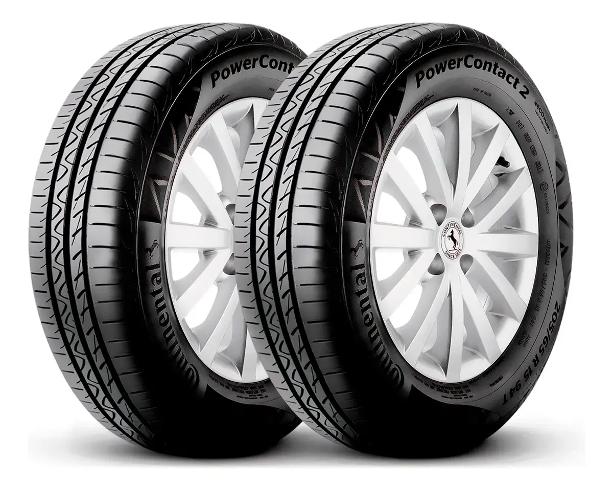 Kit 2 Pneus 185/60R14 PowerContact 2 82H Continental Aro 14