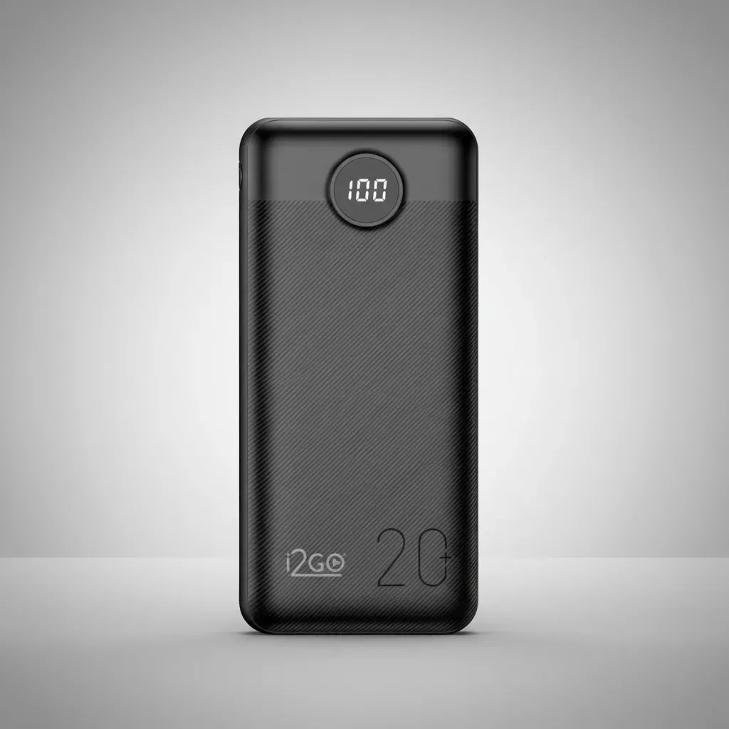 Carregador Portátil Power Bank Turbo i2GO 20000mah 20w Com Display Digital