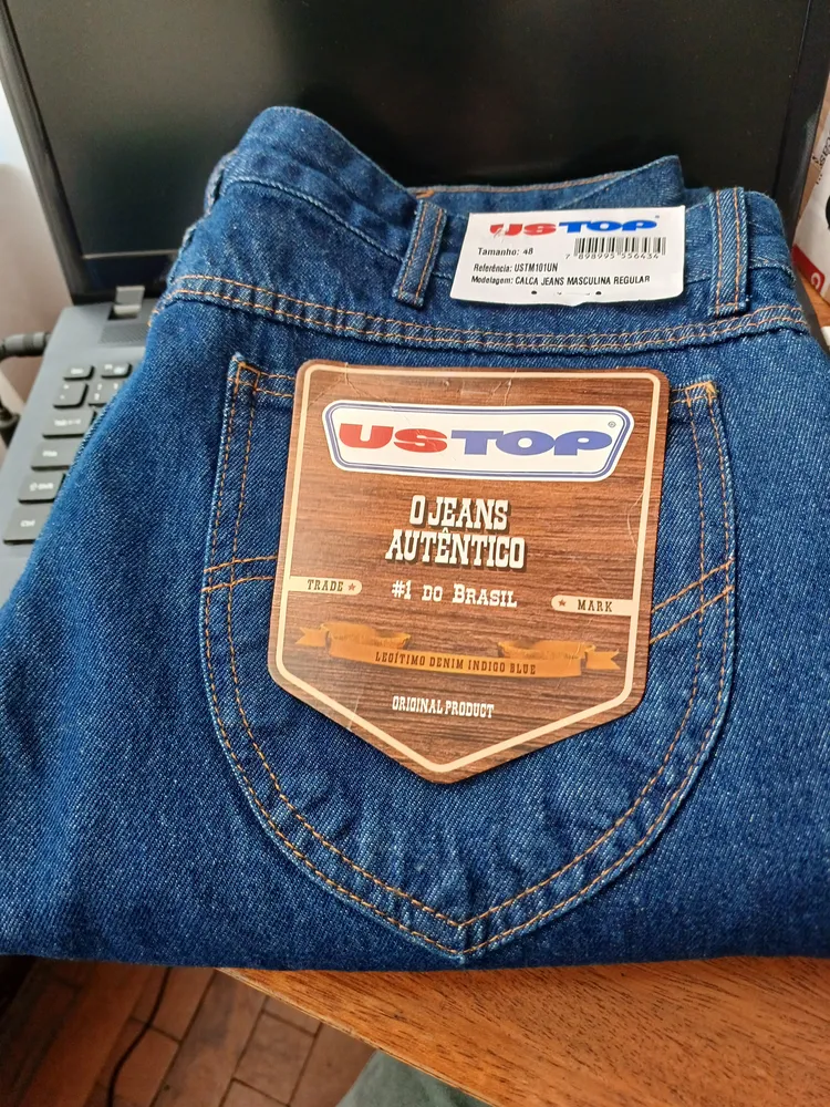 Cal a Ustop Jeans Masculina Regular Tradicional Original Frete