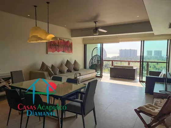 Cad La Isla Java B9. Terraza Con Vista A Las Albercas Y Áreas Comunes