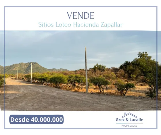 Se Venden Sitios En Loteo Hacienda De Zapallar
