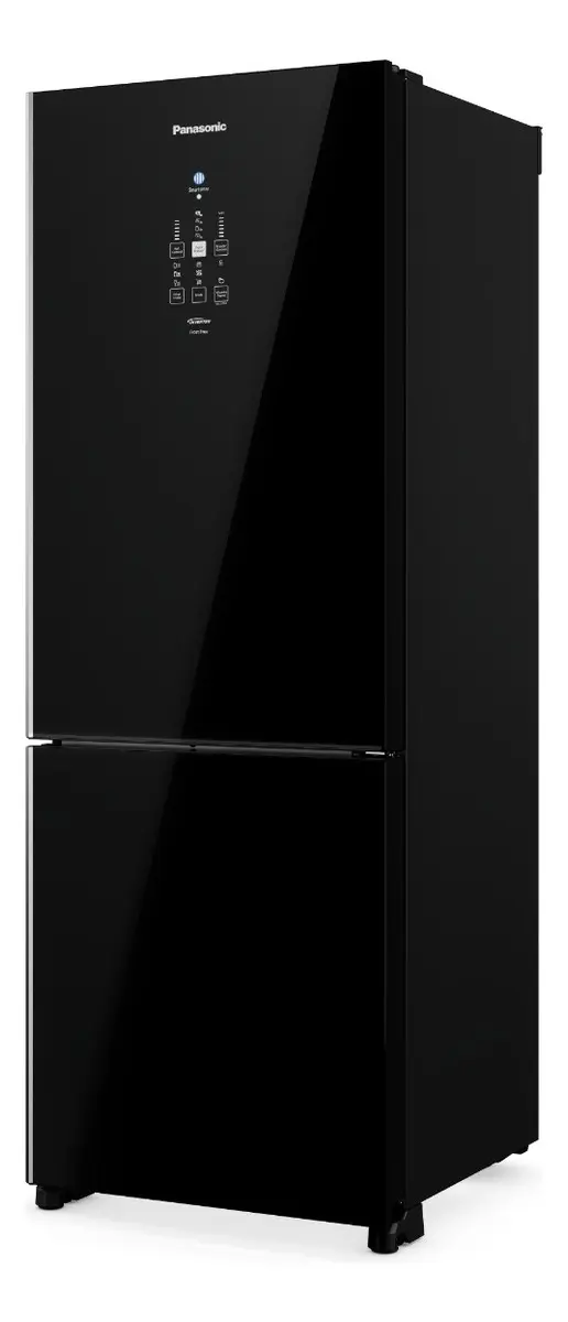 Refrigerador Panasonic 511l Black Glass Nr-bb71gv7b Black (glass