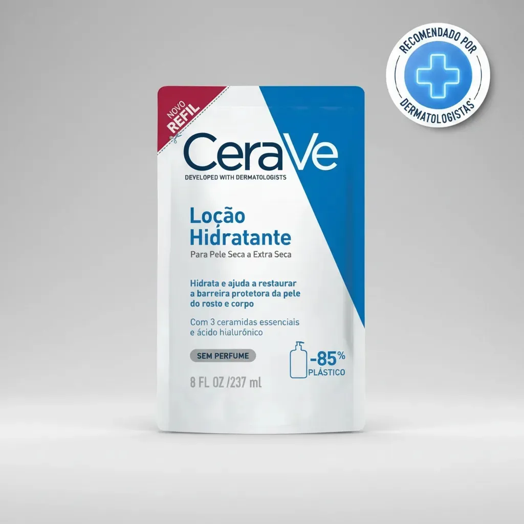 Loção Hidratante Para Pele Seca A Extra Seca Refil 237ml Cerave