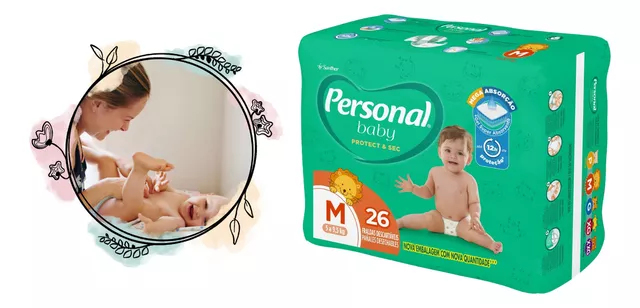 Fraldas Personal Baby Premium Protection XG