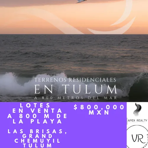 Lotes En Venta A 800 M De La Playa, En Las Brisas Grand Chemuyil, Tulum