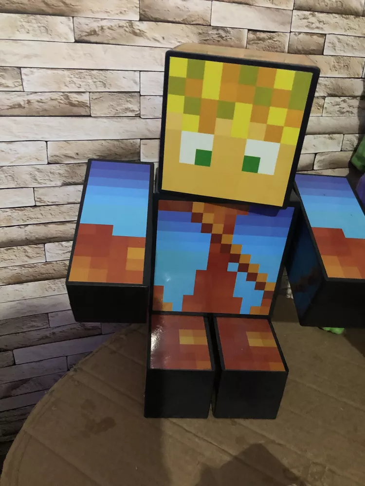 Boneco Lopers r Minecraft - 35cm - Algazarra Ind. Com. Brinquedos - Boneco  Minecraft - Magazine Luiza