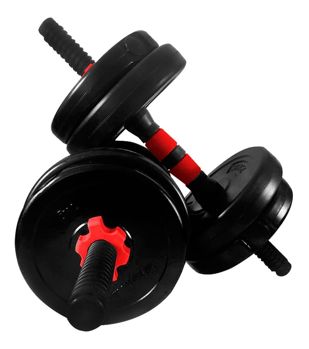 Set De Mancuernas De Cemento K6 K6 Papeleta x 2 DESCRIPCIÓN DEL PRODUCTONuestro Set de Mancuernas K6 de 11 libras / 5 kilos CADA UNA te permitirán llegar al nuevo nivel de rendimiento que deseas.- Diseño circular y cubiertas de goma para evitar mal