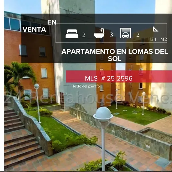 Apartamento En Venta En Lomas De Sol Mls #25-2596