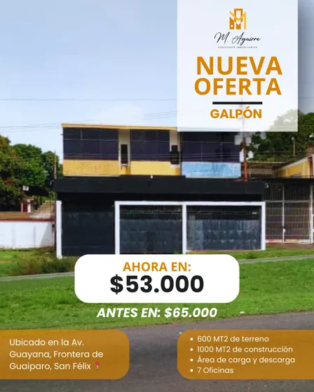 Local En Venta, Av Guayana, San Felix (pl)