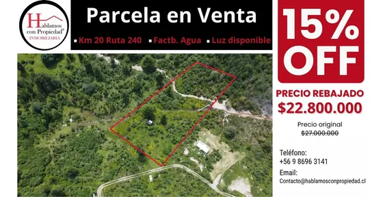 Parcela Con Arroyo Y Luz, En Km 20 Aysén       (172832)