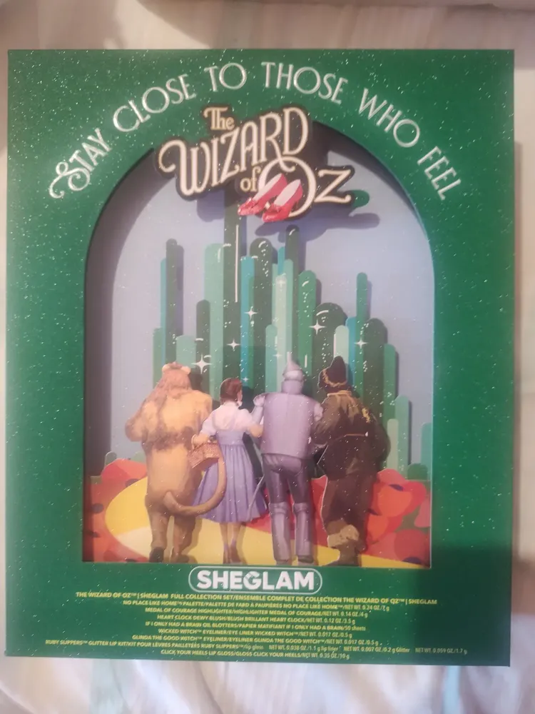 Kit de Maquiagem Sheglam The Wizard of Oz Com 10 Peças e Espelho