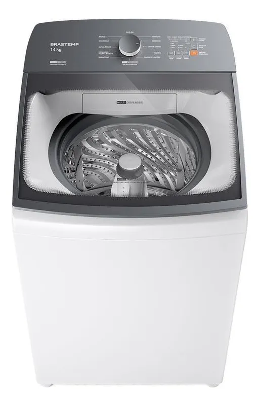 Máquina de Lavar Brastemp 14kg Cesto Inox BWJ14ABANA 110V