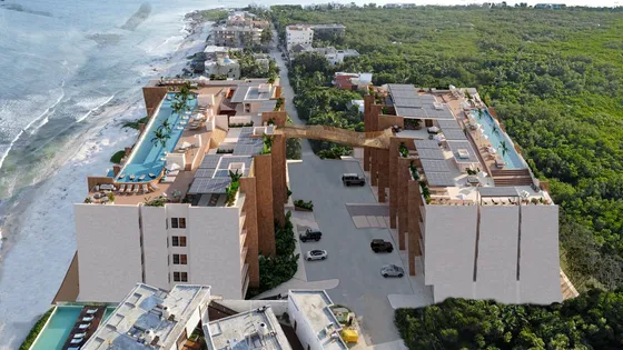 Departamentos En Preventa En La Playa A 10 Minutos De Tulum (1278)
