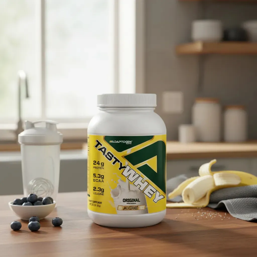 Suplemento em pó Tasty Whey Adaptogen Science proteínas sabor clásico 900g
