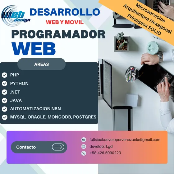 Programador Y Desarrollador Web Senior Full Stack Php Python