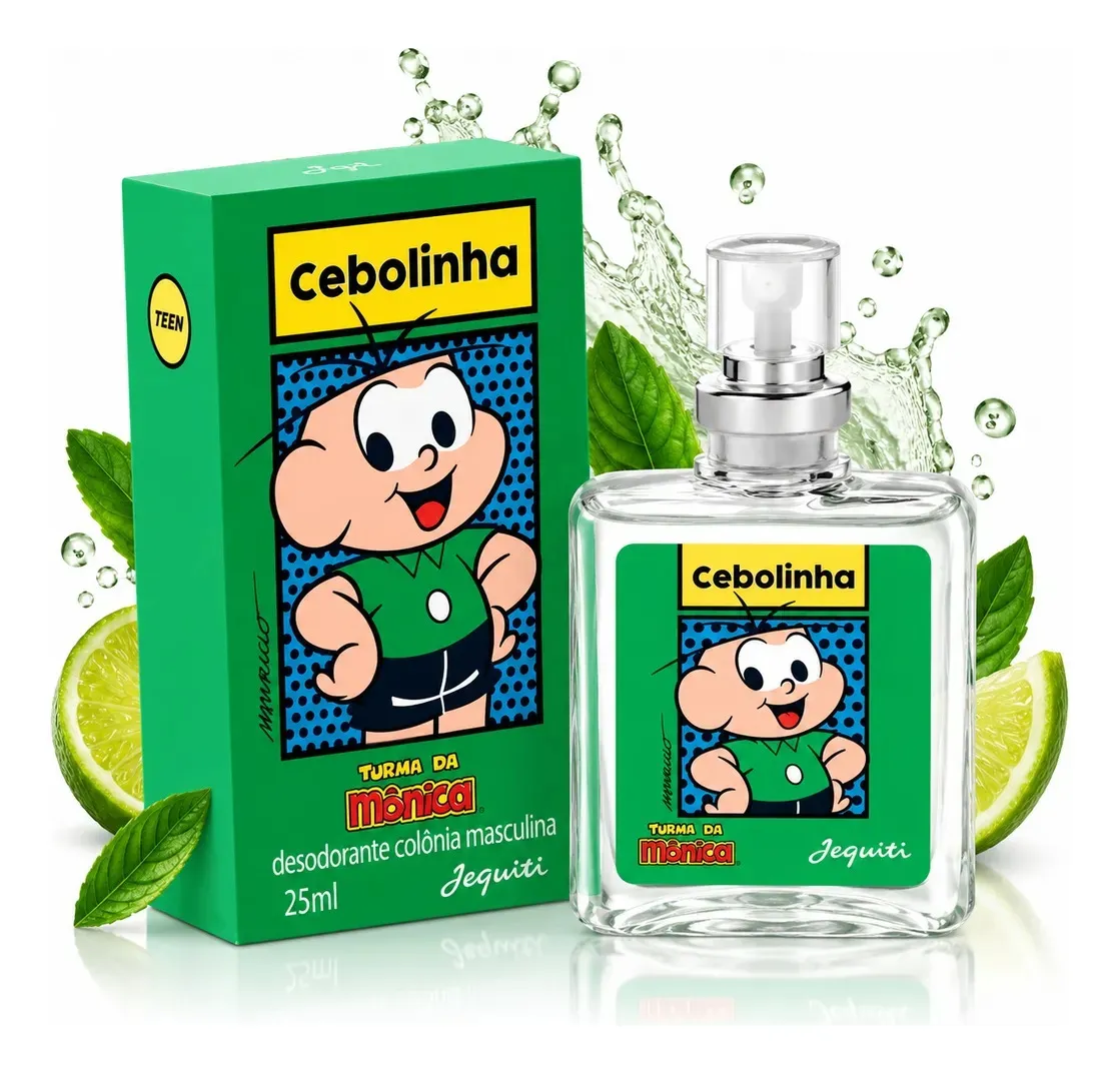 Perfumes Colônia Miniatura Cebolinha Turma Da Mônica Jequiti 25ml