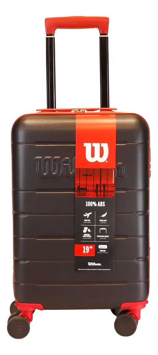 Mala Wilson Viagem Rodinhas 19' Rodas Removíveis 10kg Anac