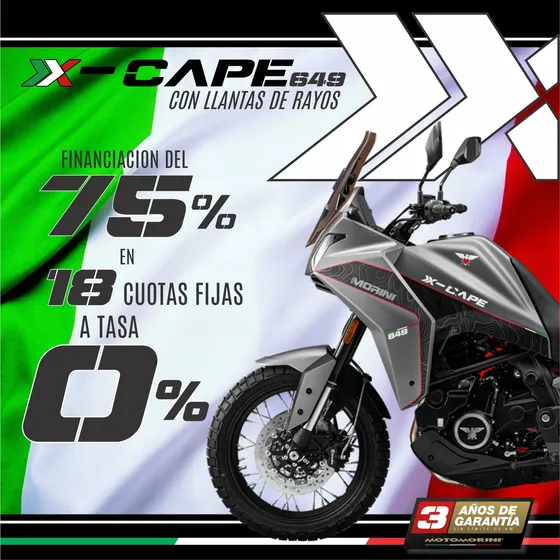 Motos Puerto Madero S. A: X-cape 650 Llantas De Rayos -jp