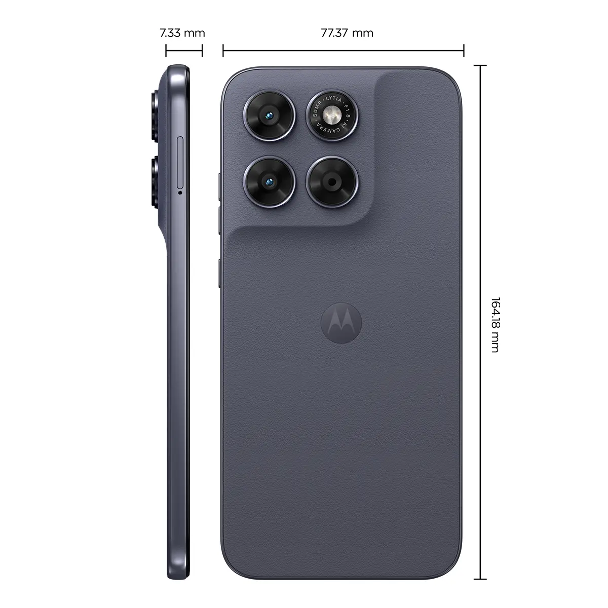 Smartphone Motorola Moto G67 5g - 128gb 12gb (4gb Ram + 8gb Ram Boost) Camera 50mp Sony Lytia 600, Tela 1.5k Extreme Amoled 120hz, Ultrarresistente - Chumbo - Imagem 4