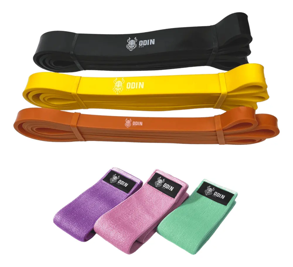 Kit Elastico Para Treino Super Band Hip Band Odin Fit