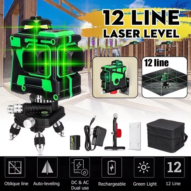 Nivel laser 10 metros Truper NL-10 / 17079, Materiales De Construcción