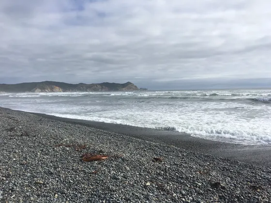 1300 Metros De Playa Camino Al Muelle De Las Almas. Chiloé.