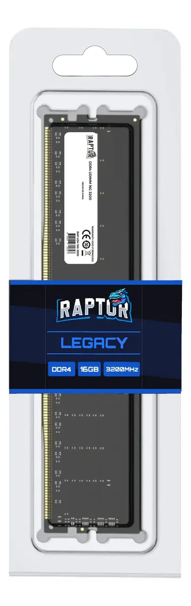 MEMORIA RAPTOR LEGACY DDR4 16GB 3200MHZ